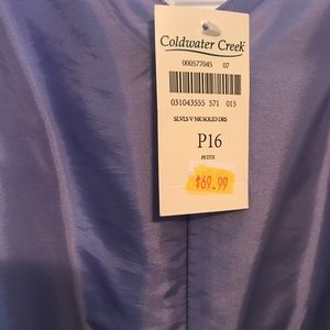 Periwinkle Cold Water Creek Dress